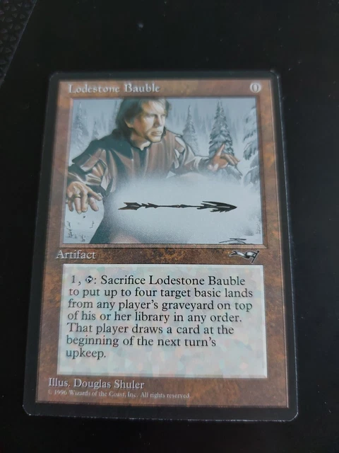 Lodestone bauble magic the gathering mtg ice age alliances 1994