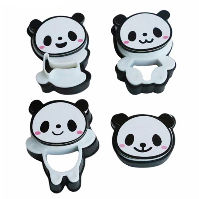 Panda Galletas Molde Hornear Hágalo usted mismo Súper Lindos Gadgets de Cocina Pastel de Silicona De-qi -AH
