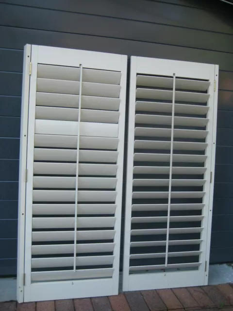 2 pair Wooden Window Shutters 3