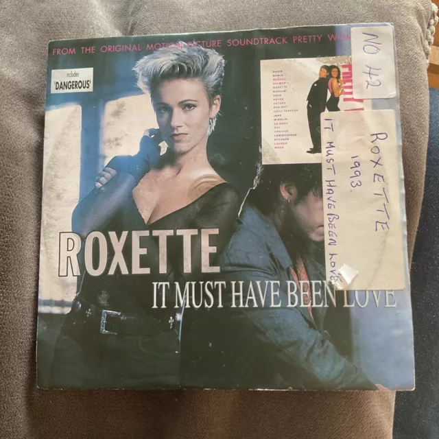 Roxette - It Must Have Been Love.    Used 7”single record