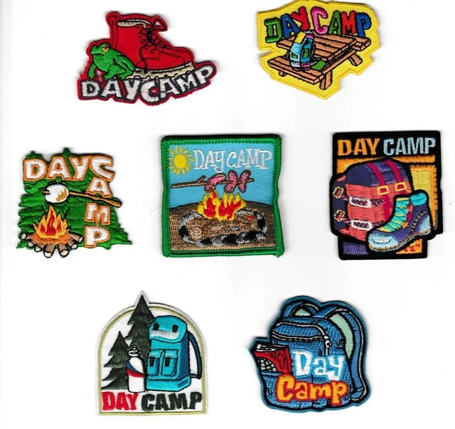 GIRL/BOY SCOUT/GUIDES PATCH/CREST/BADGE DAY CAMP (your choice) 1.00