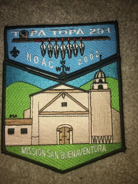Boy Scout Topa Topa 291 Ventura County California 2002 Council OA Flap Patch Set