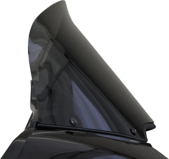 Fixed Windshield 12" Dark Smoke Wind Vest 68-1240 For 15-20 HD FLTR