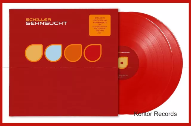 Schiller "sehnsucht" limited red-coloured 180g Vinyl 2LP NEU Album 2024