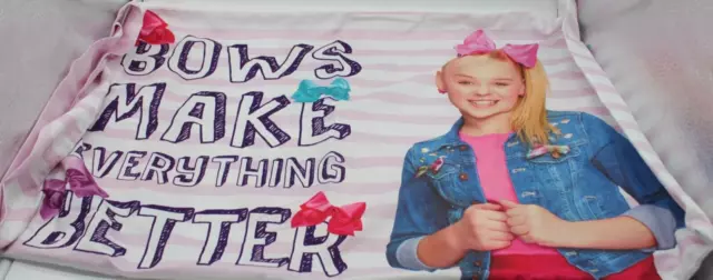 Nickelodeon JoJo Siwa Bows Make Everything Better Pillow Case with Cupcakes