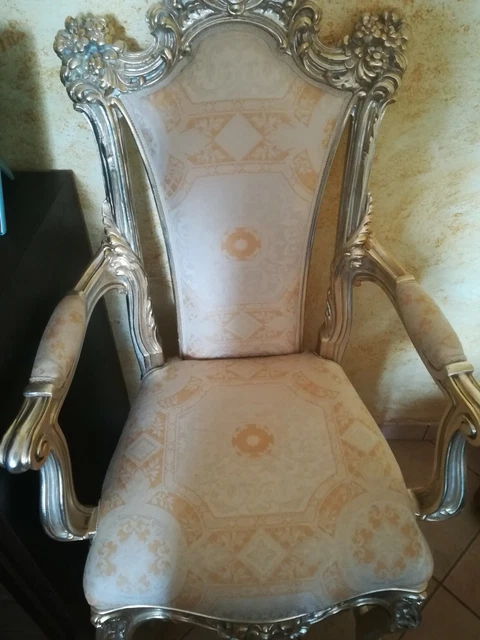 SEDIA STILE BAROCCO veneziano, marca Silik, usata EUR 100,00