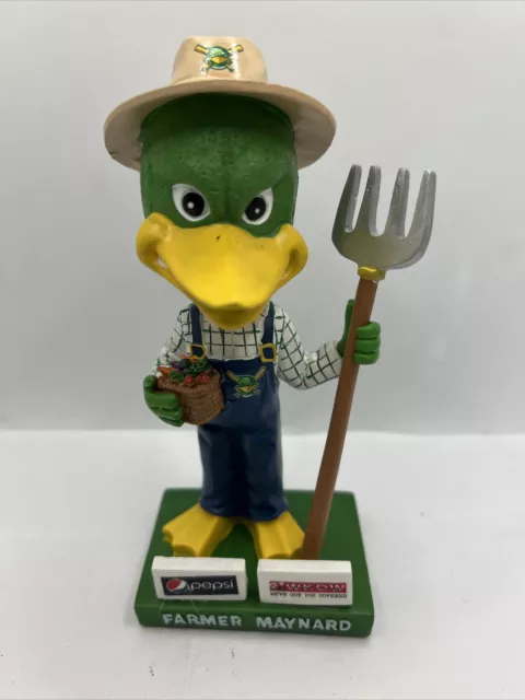 Maynard the Mallard Madison Mallards SGA (Farmer) Bobblehead
