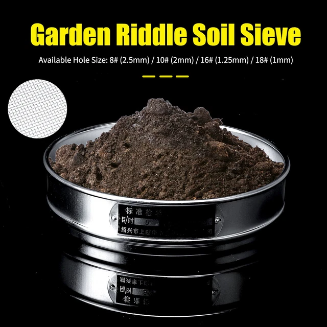 HEAVY DUTY GARDEN Riddle Compost Sieve Mesh Plant Soil Tray Gardening
