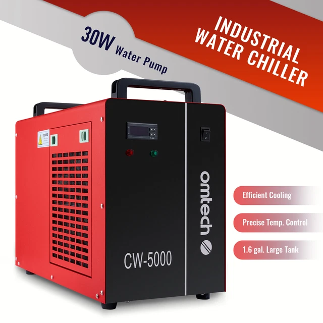 INDUSTRIAL WATER CHILLER CW5000 for 50100W CO2 Laser Engraving