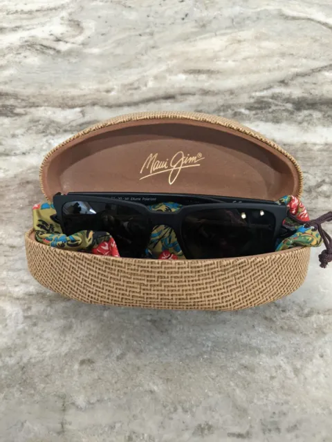 Maui Jim Zeal Sunglasses For Men With Hard Case And Tropical Cloth Sheath NWOT
