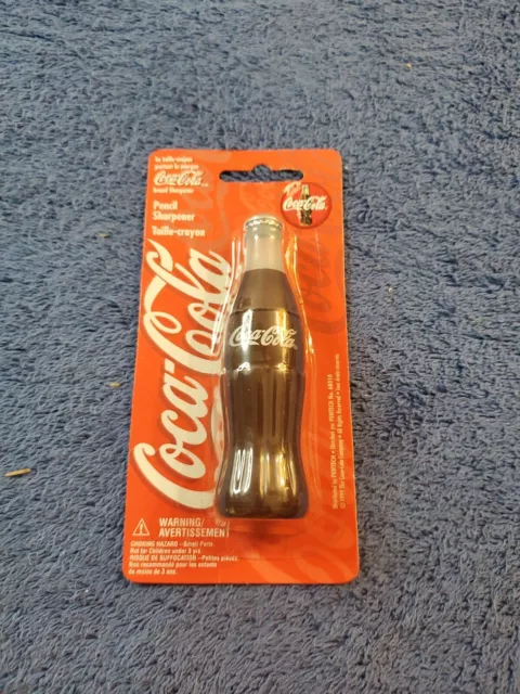 Vintage Unopened Coca-Cola Pencil Sharpener. Coke bottle. 1999