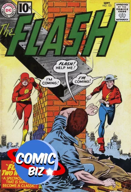 Flash #123 Facsimile Edition (2024) 1St Printing Main Cover Dc Comics