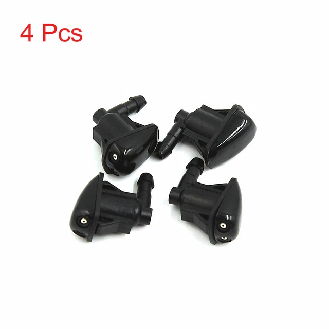 Front Windshield Wiper Water Spray Jet Washer Nozzle 4pcs Fits for Mitsubishi