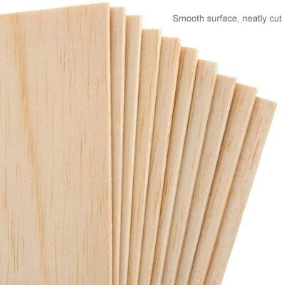 1,5 mm Balsawood Sottile,Compensato di Tiglio Non Verniciato Non finito,Modello Artigianale in Legno Modello Fai-da-Te,Perfetto per Il Taglio Laser 300 Fogli di Legno di balsa,10 Pezzi 300 