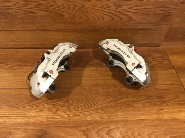 2004-2010 Porsche Cayenne Front L&R 6 Piston Brembo Brake Caliper Calipers Oem 2