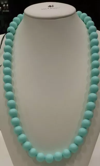 Collana Perle Sintetiche Colorate Vari Colori Argento 925