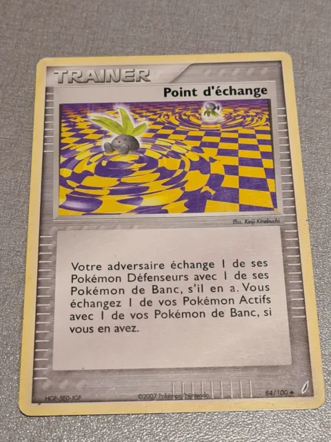 Carte Pokemon Française Trainer Point D'échange 84/100 Ex Gardiens De Cristal