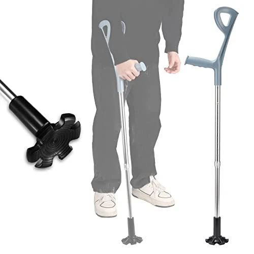 Muleta antebrazo YOKABOZE Muleta antebrazo plegable para adultos Muleta ajustable L...