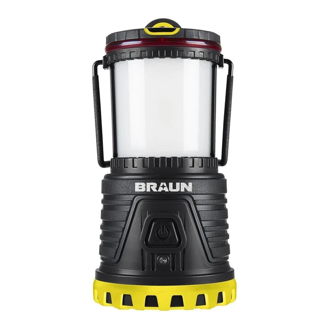 BRAUN 2000 Lumen Rechargeable Waterproof LED Lantern/Battery Bank 58488