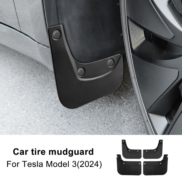 FOR TESLA MODEL 3 Highland 2024 Car Tire Mudguard Mud Flaps Splash
