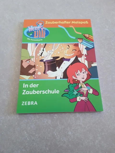 zebra Zauberhafter Malspaß TV HEXE LILLI in der Zauberschule Malen Block Ostern