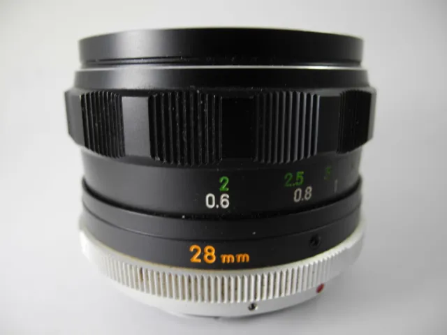Minolta mc W.Rokkor-Sg 28mm F/3.5 Objektiv Perfekt Glas Glatt Focus 2