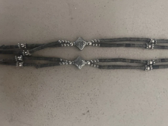 Gros Collier Vintage Touareg/Berbère En Argent Massif - Occasion Très Bon état