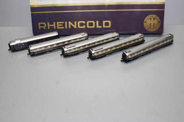 ARNOLD 0143 PASSENGER Car Set Rheingold DRG N Gauge New In Box £132.30 ...