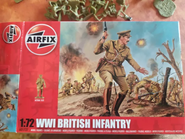 WWI British Infantry airfix 1/72