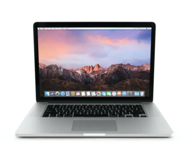 Apple MacBook Pro A1398 laptop Core i7 TurboBoost 3.3 GHz 15" 8GB RAM 250GB SSD