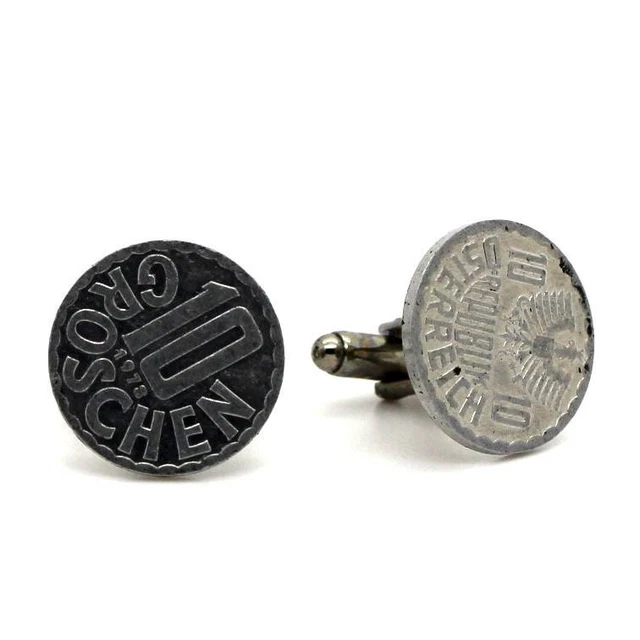 Cufflinks Coin Authentic " Austria " 10 Groschen