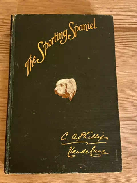 Rare Clumber Spaniel Sporting Spaniel Dog Book 1St 1906 By Phillips & Cane