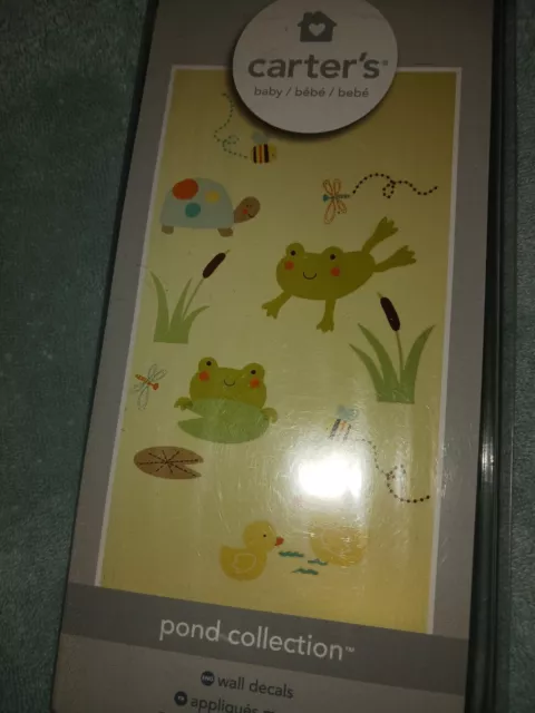 Wall Decals Self Stick Kids Baby Room. Carters. 4 Sheets. 10x17 New