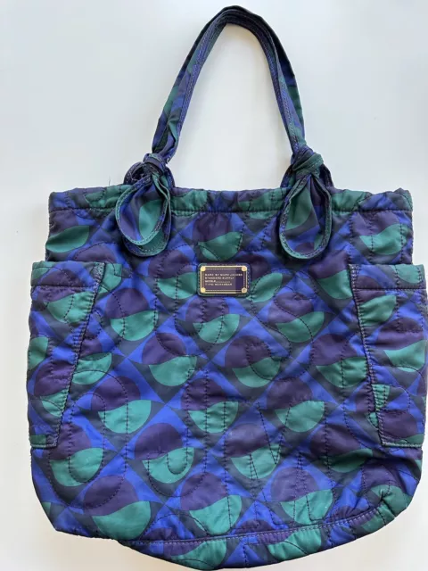 MARC JACOBS Pretty Nylon Etta Print Medium Tote in Jungle Green Multicolor