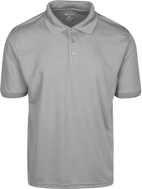 DDI 1982111 Men&apos;s DRI-FIT Polo Shirt - Grey  2 X Case of 6