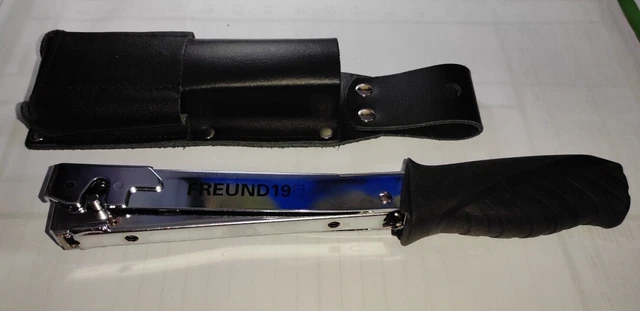 Hammertacker FRIEND 19 + Bolso de acoplamiento Tacker Handtacker Art.F19