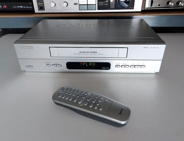PHILIPS VR550 Magnétoscope VHS PAL SECAM avec télécommande Bon ét