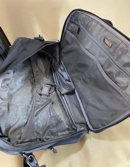 Used Tumi 24" Upright Wheeled Exp Short Trip Suitcase 22024D4 & 19” Exp Brief 6