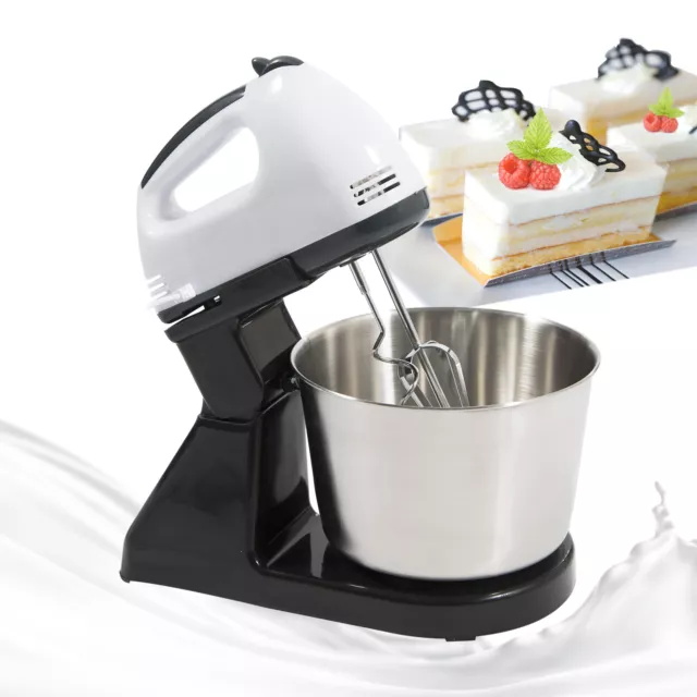 1.7L Teigknetmaschine Küchenmaschine Teigkneter Rührmaschine Standmixer Kuchen