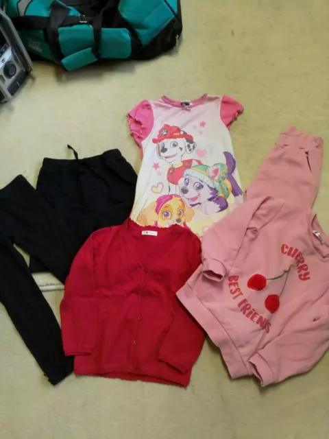 WINTER BUNDLE OF GIRLS CLOTHING AGE 5-6 YEARS All in Good Condition