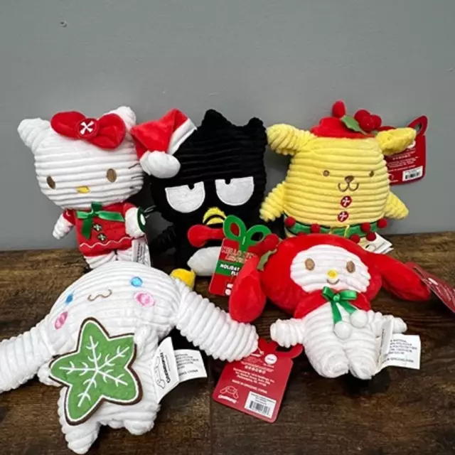 Hello Kitty and Friends Holiday Cookie Plush Set of 5