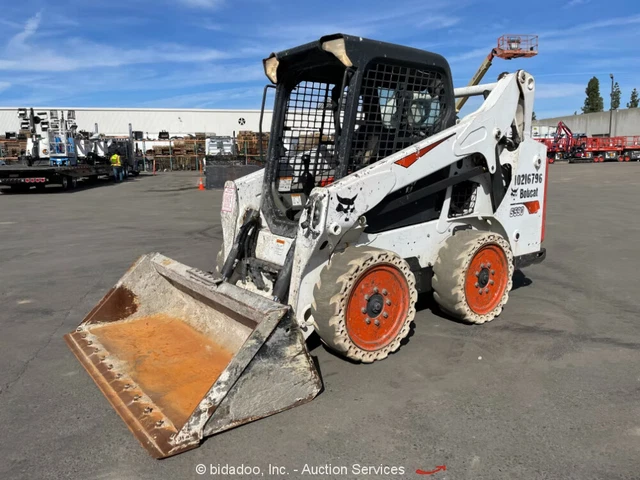 2017 Bobcat S590 Skid Steer Wheel Loader Tractor Aux Hyd bidadoo