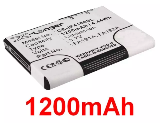 Batterie 1200mAh type 35H00026-00 B-8645 FA191A Pour HP iPAQ rx1950