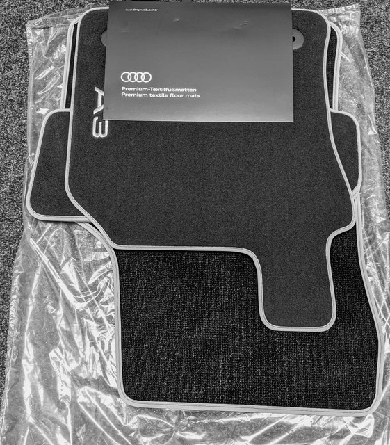 GENUINE AUDI A3 8V RHD Premium Luxury Logo FRONT REAR Floor Mats