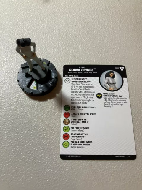 Wizkids DC Heroclix Wonder Woman 80th Anniversary #010 Diana Prince
