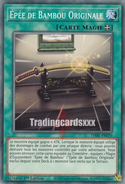 Yu-Gi-Oh! Épée de Bambou Originale : C DABL-FR070