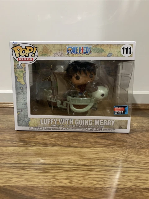 Figura exclusiva Funko Pop! Rides One Piece Luffy with Thousand Sunny 2022 Winter Convention #114 - ES