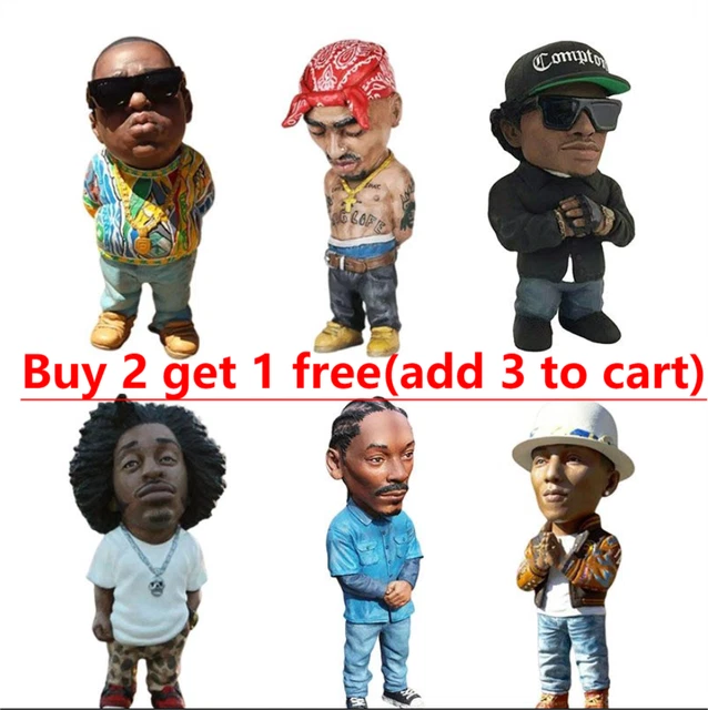 STATUE HIP HOP Rapper Bro Shakur Snoop Dogg/Tupac Shakur Action Figure