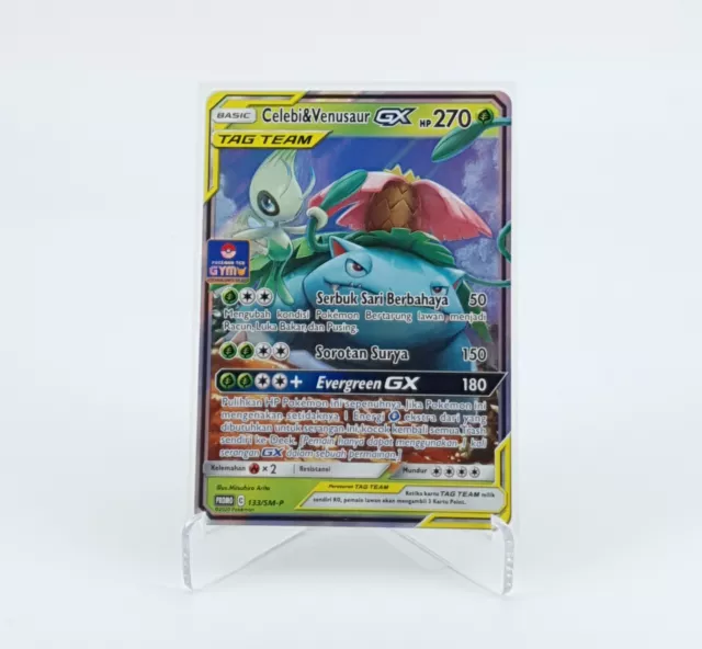 Pokemon - Celebi&Venusaur GX 133/SM-P - Gym Promo - Indonesisch - Near Mint