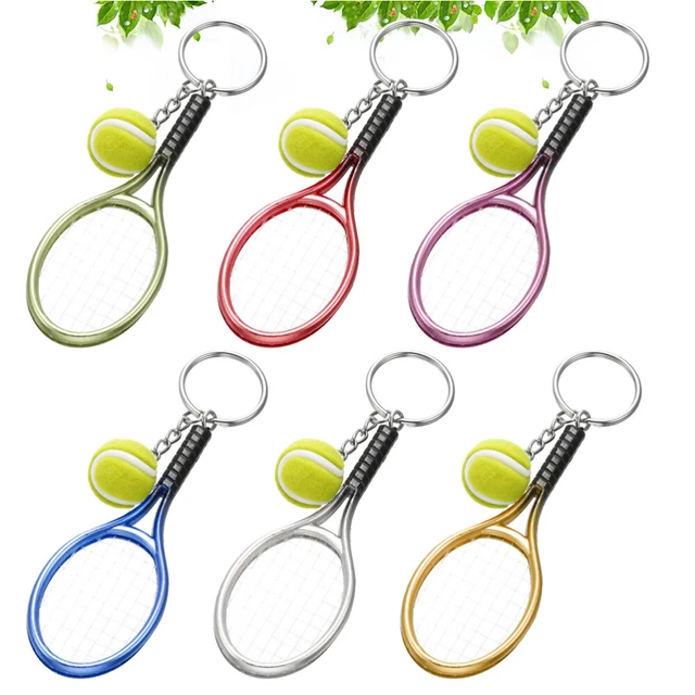 6 Pcs hanging pendant keychains Porte-clés Cadeaux Créatifs Porte-clés Pendentif
